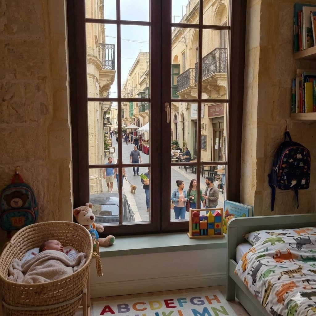 Timber bedroom window reducing street noise for a quieter interior